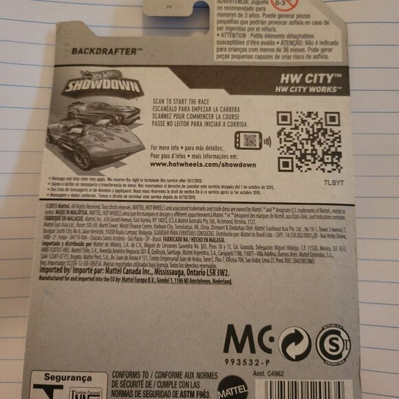 Hot Wheels HW City Backdrafter - 2013.  ITEM #1468 - Picture 2 of 2